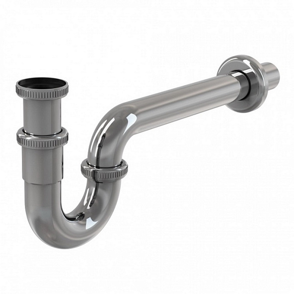 Сифон для раковины Alca DESIGN A432, с накидной гайкой 5/4", хром