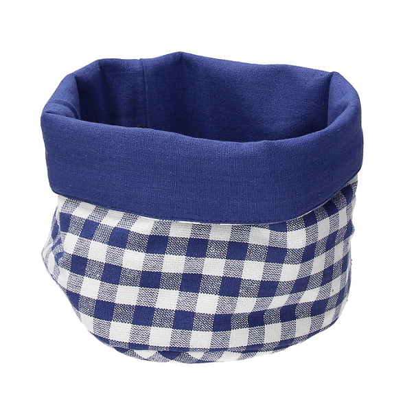 Корзинка для хлеба Textile Vichy Blu 18х16,5 см