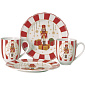 Набор чайный на 2 персоны Christmas Love, 4 предмета, красный