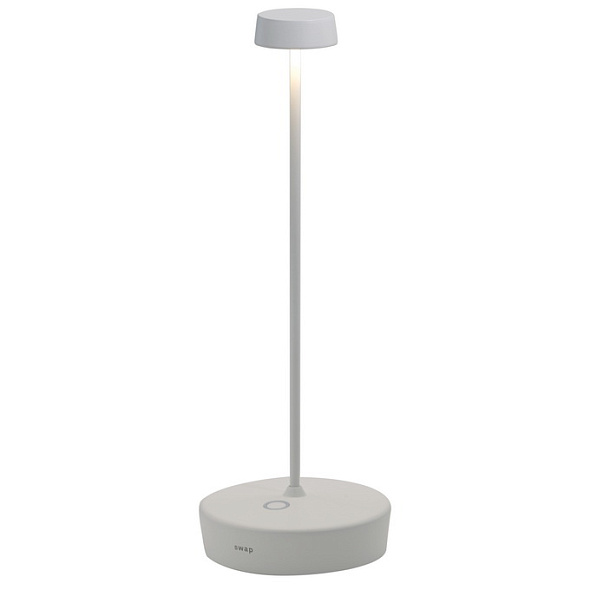 Лампа настольная Zafferano Swap 29 см, белая