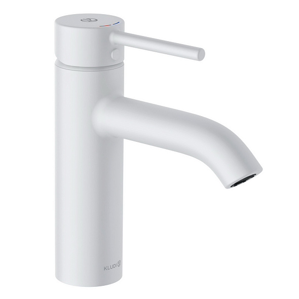 Смеситель для раковины Kludi Bozz 382885376, белый матовый