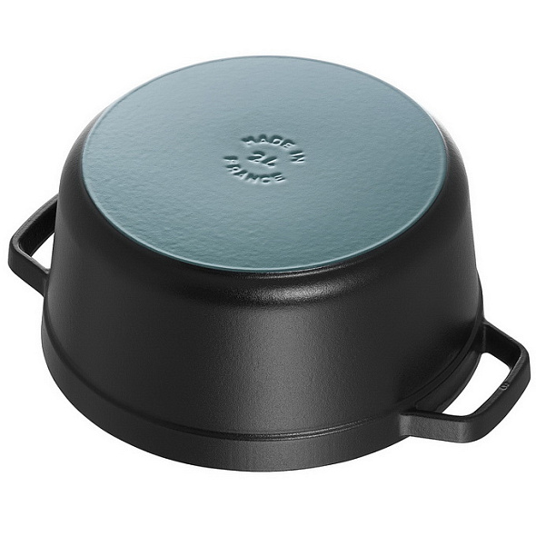 Кокот круглый La Cocotte 24 см / 3,8 л, черный матовый
