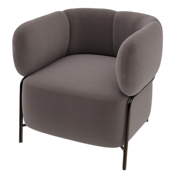 Кресло Calligaris Quandrotta CS3409, Mud Brown/Soil Brown