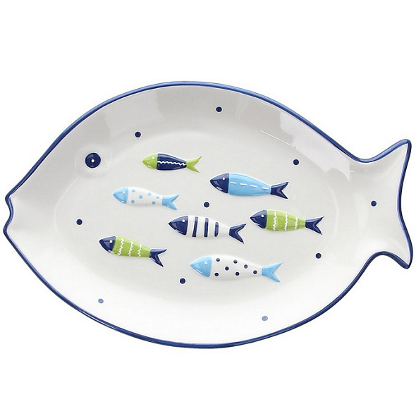 Блюдо Relief Aquatic 26,5х18х3 см
