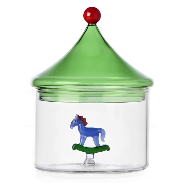 Шкатулка "Лошадка-качалка" Schiaccianoci 17х12 см