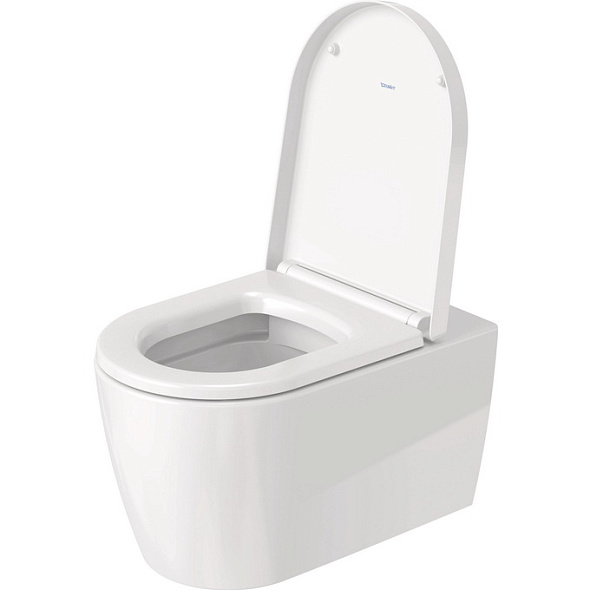 Унитаз подвесной Duravit ME by Starck 57х37, WonderGliss, 45290900A11, с сиденьем