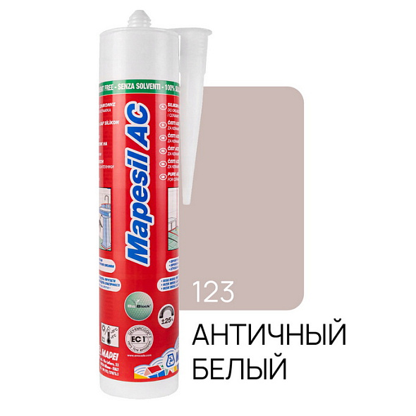 Силикон Mapei Mapesil AC N123 310 мл, античный белый