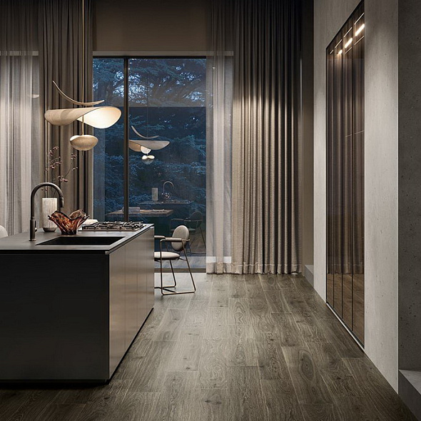 Керамогранит Italon Avantgarde 20х160 Naturale, Pepper, 9 мм