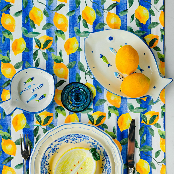 Блюдо Relief Aquatic 26,5х18х3 см