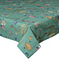 Скатерть прямоугольная Textile Flora 140х180 см, зеленая