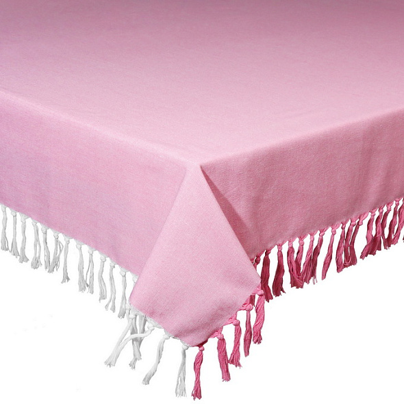 Скатерть прямоугольная Textile Chambray Baby Pink 140х180 см
