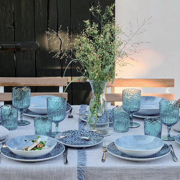 Стакан Glass Serena 320 мл, бирюзовый