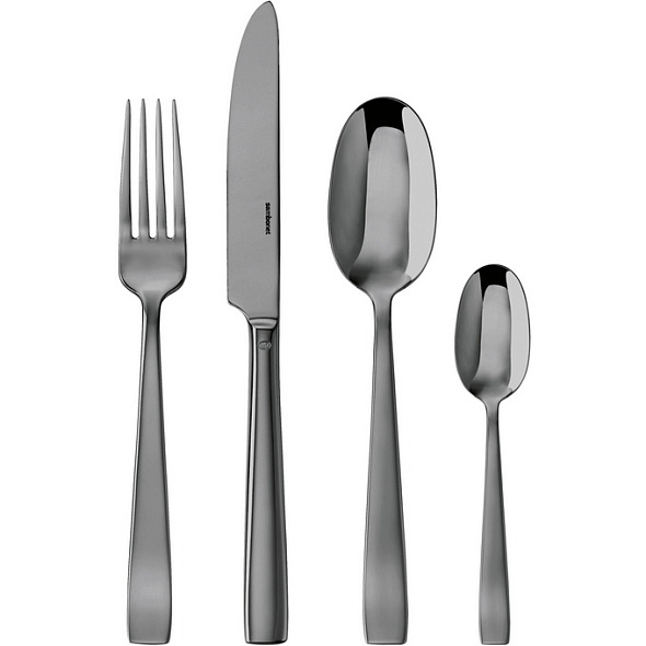 Набор столовых приборов Flat Black, 24 предмета