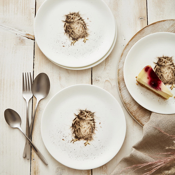 Тарелка салатная "Сова" 20 см