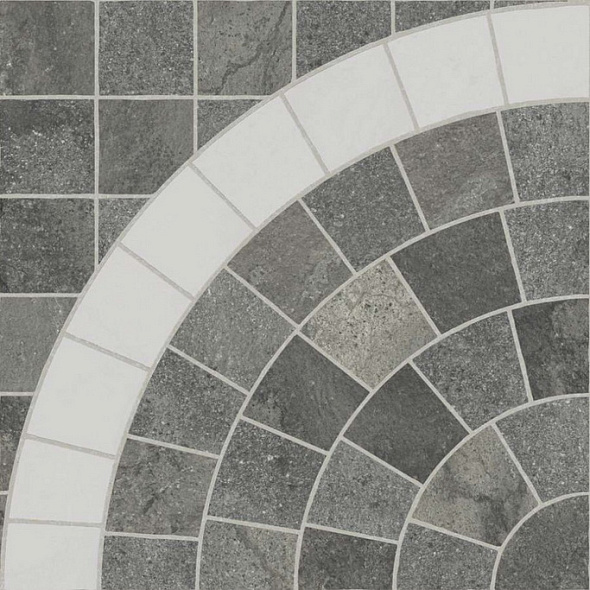 Керамогранит Coliseum Sanremo 45х45 Naturale, Pavone Mix, 8 мм