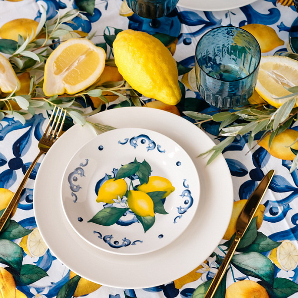 Скатерть прямоугольная Textile Citrus 140х300 см