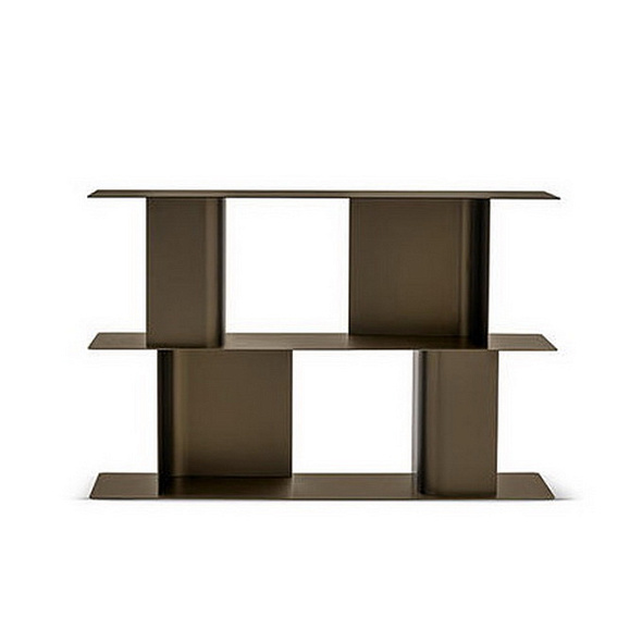 Стеллаж книжный Calligaris Carv, 130х85, Matt Bronze