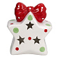 Фигурка с подсветкой "Звезда с бантом" 13 см