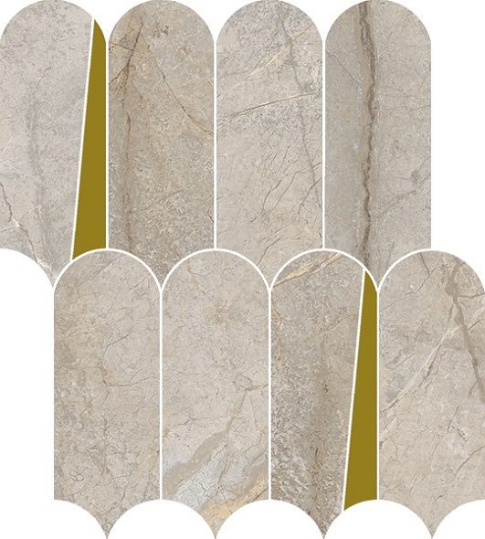 Мозаика керамогранитная Italon Stellaris 32,5х36,1, Elegant Silver, 9 мм