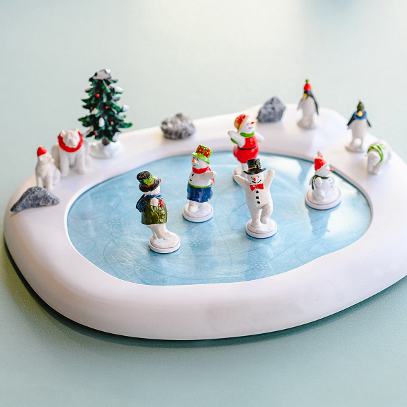 Фигурка "Секретный бал снеговиков" 30,7х25,3х12,3 см