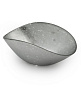Чаша овальная Silver Leaf 25х16 см