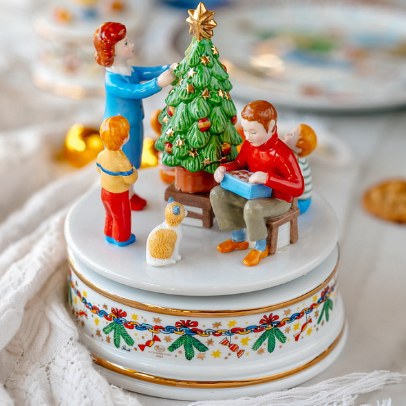 Шкатулка музыкальная Hutschenreuther Christmas lights 19 см