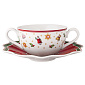 Чашка суповая с блюдцем Toy's Delight 290 мл