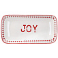 Блюдо прямоугольное Joy 22х11 см, красное