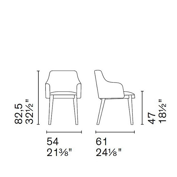 Стул Calligaris Adel, Grey