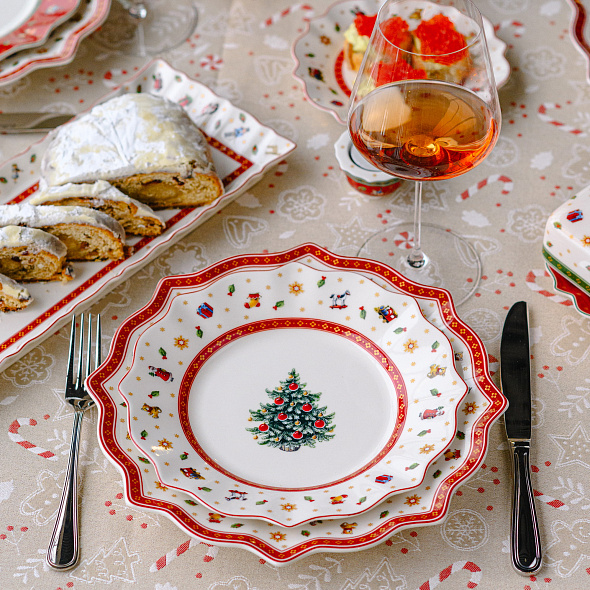 Тарелка салатная Toy’s Delight 24 см, белая