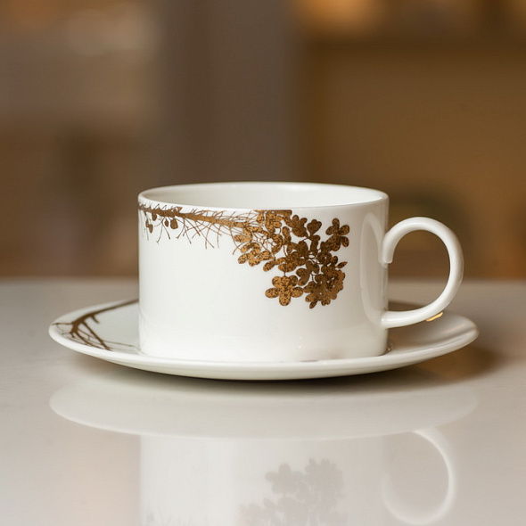 Чашка чайная с блюдцем Vera Wang Jardin 220 мл