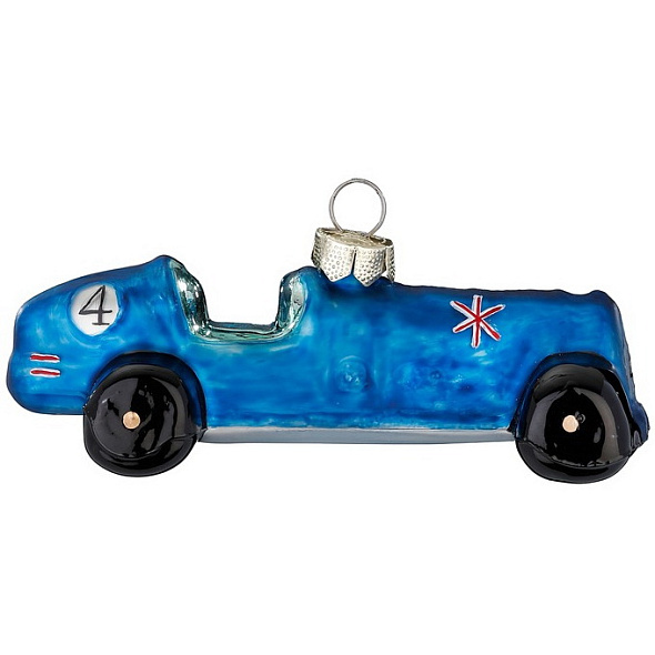 Елочная игрушка "Гоночный автомобиль" 3,5 cм