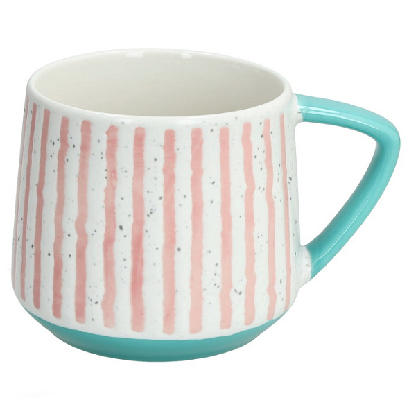 Кружка Holidays 400 мл, цвет ручки зеленый