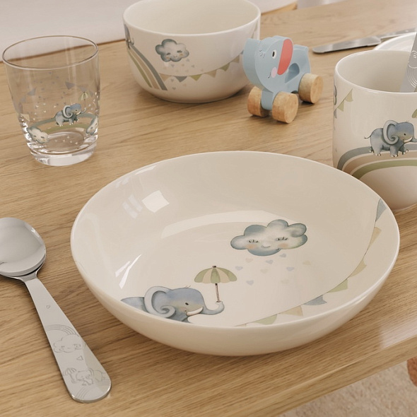 Тарелка глубокая Walk like an Elephant 19,5 см