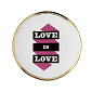 Блюдце "Love Is Love" La Tavola Scomposta 17 см