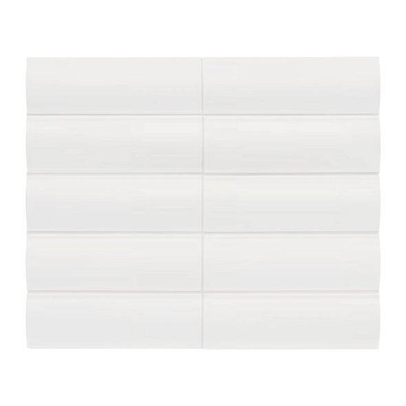 Плитка керамическая Equipe Vibe 6,5х20, out, Gesso White Matt, 8 мм