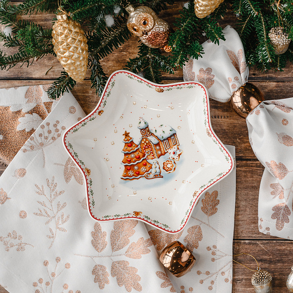 Салатник-звезда Villeroy & Boch Winter Bakery Delight 24,5 см