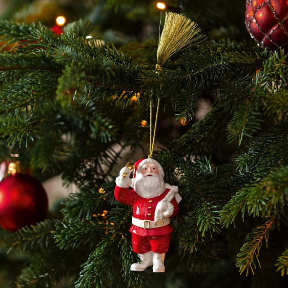 Елочная игрушка "Санта" Christmas Classics 10 см
