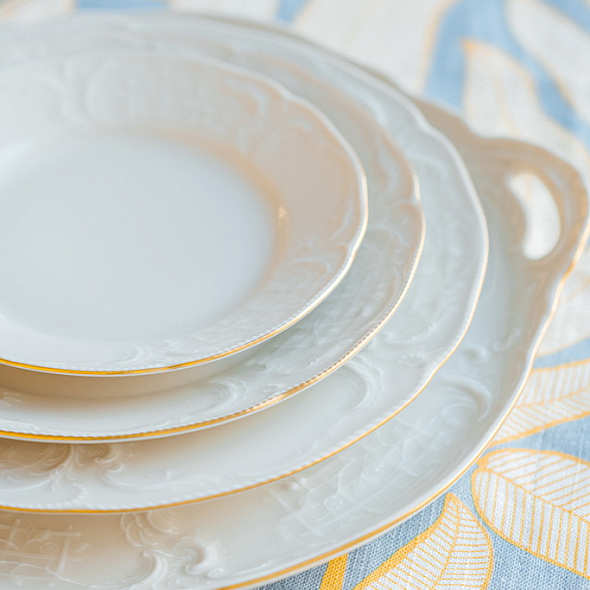 Блюдо для торта Sanssouci Ivory Gold 32 см