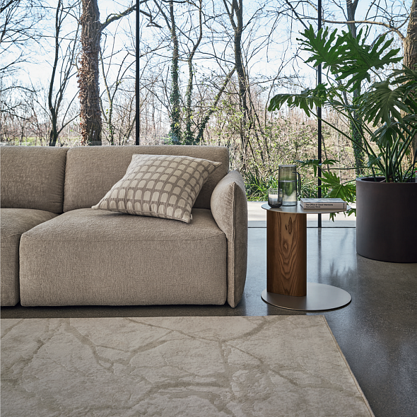Стол журнальный Calligaris Sandy 48х48, Pearl Beige