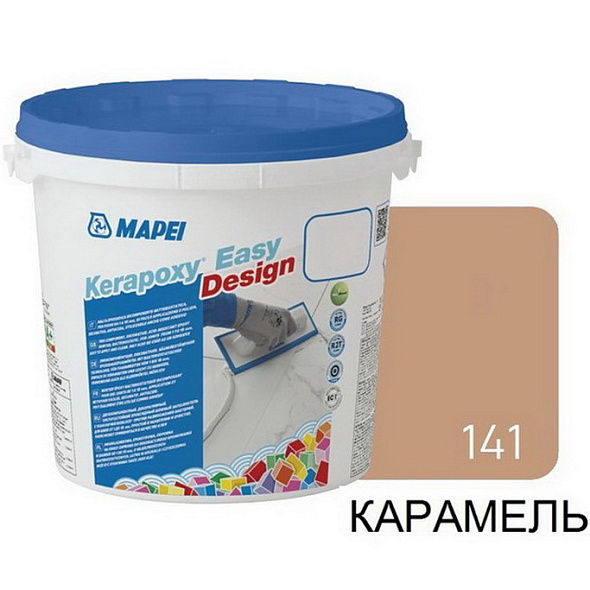 Фуга эпоксидная Mapei Kerapoxy Easy Design 141 3 кг, карамель