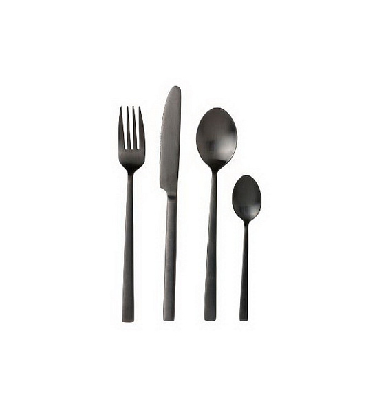 Набор столовых приборов Bitz Black, 16 предметов