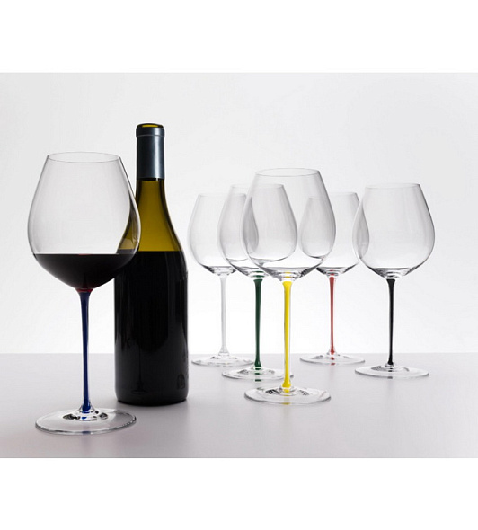 Бокал для вина Old World Pinot Noir Fatto a Mano 738 мл, черный