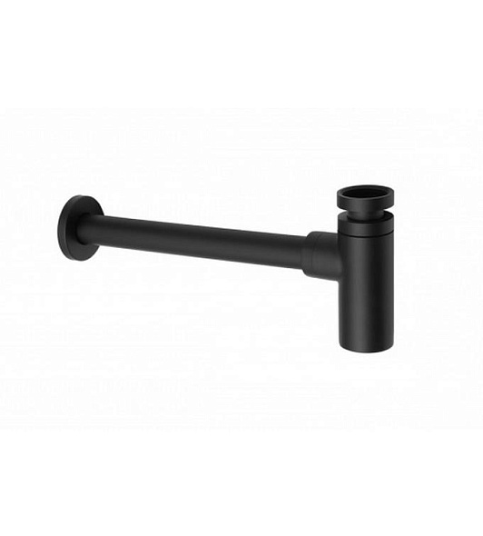 Сифон iB Rubinetti Shower&Co SH080NP, черный матовый