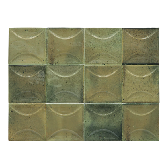 Плитка керамическая Equipe Hanoi 10х10, Arco Wild Olive, 8 мм