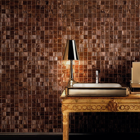 Мозаика стеклянная Bisazza Le gemme 31х31, 50.51 GM, 4,5 мм