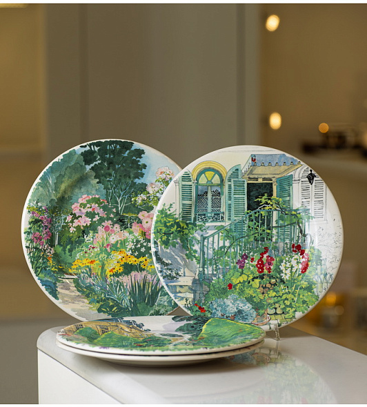 Тарелка салатная "Романтика" 22 см