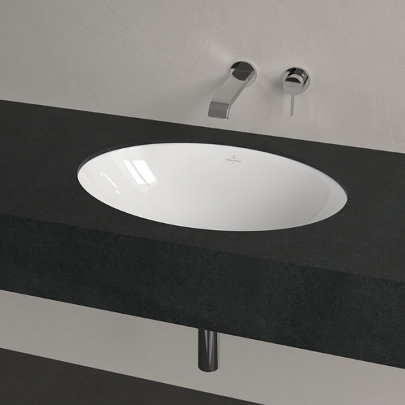 Раковина встраиваемая Villeroy & Boch Loop & Friends 56х38 4A550001, из TitanCeram, белая