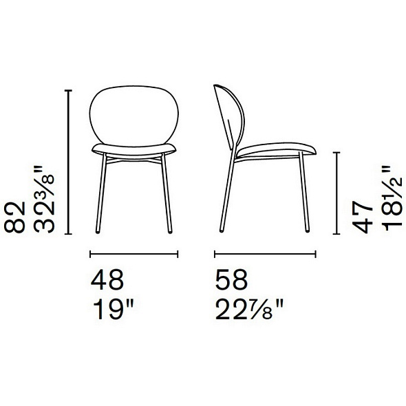 Стул Calligaris Ines, Pink