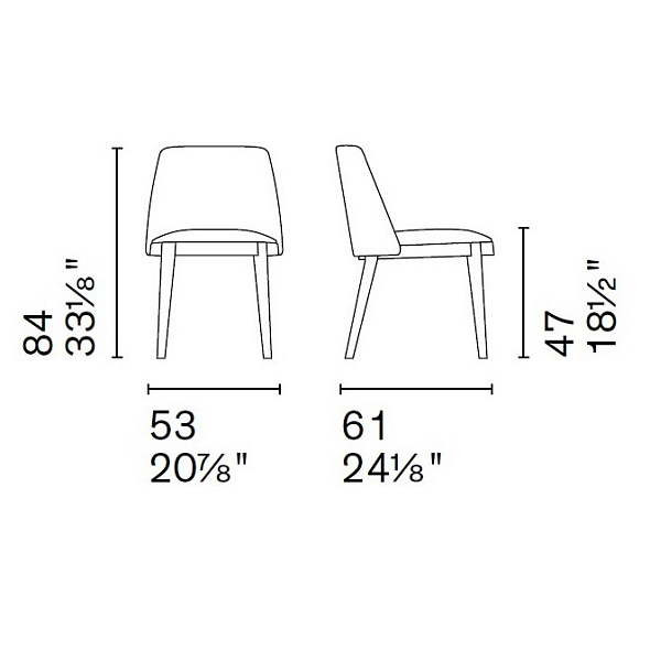 Стул Calligaris Adèl CS2095, Ecru